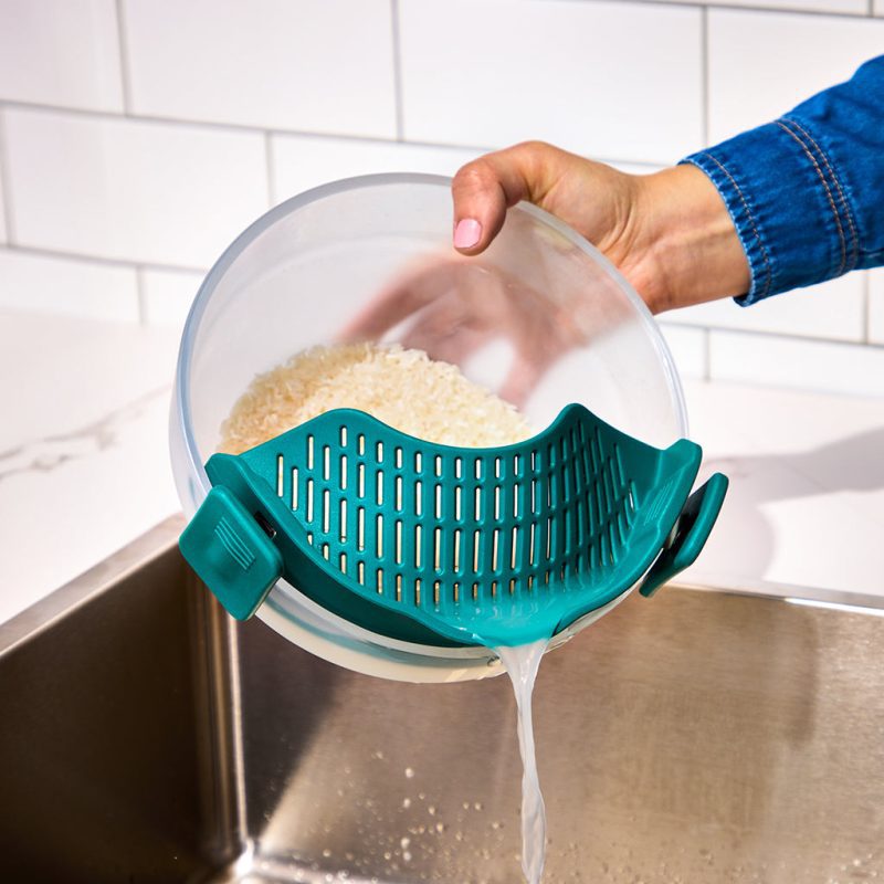 Anyday Photos Product Strainer Rinsing Rice on Large Deep Dish 1024