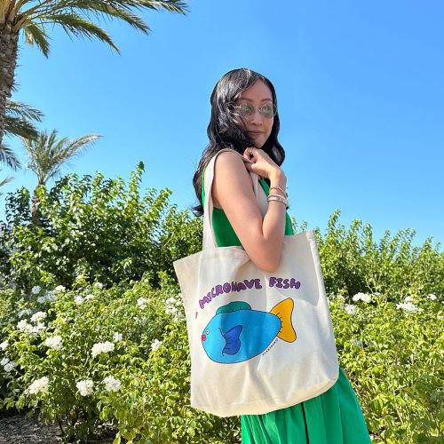 Anyday Product Microwave Fish Tote Bag Lily Lifestyle